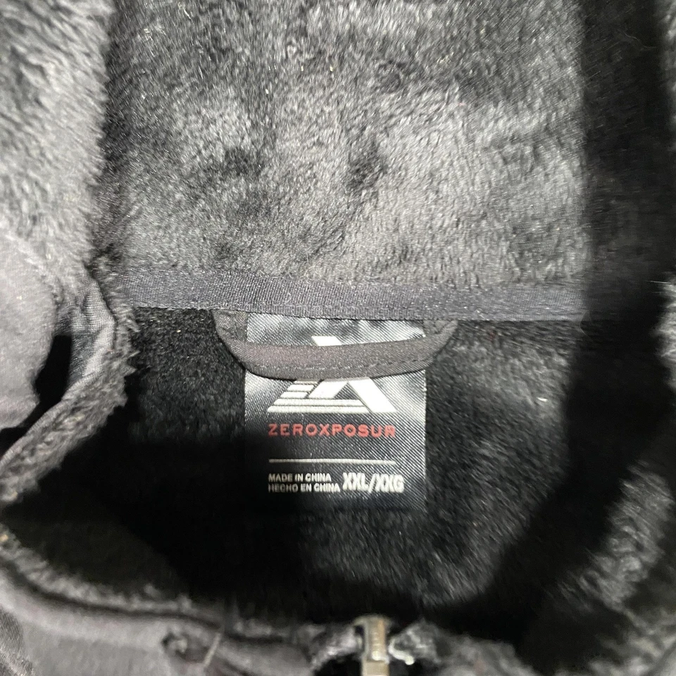 Chaqueta ZeroXposur Mujer 2XL Negra Con Capucha Softshell Parka Abrigo Forrado de Vellón Foto 4 de 4