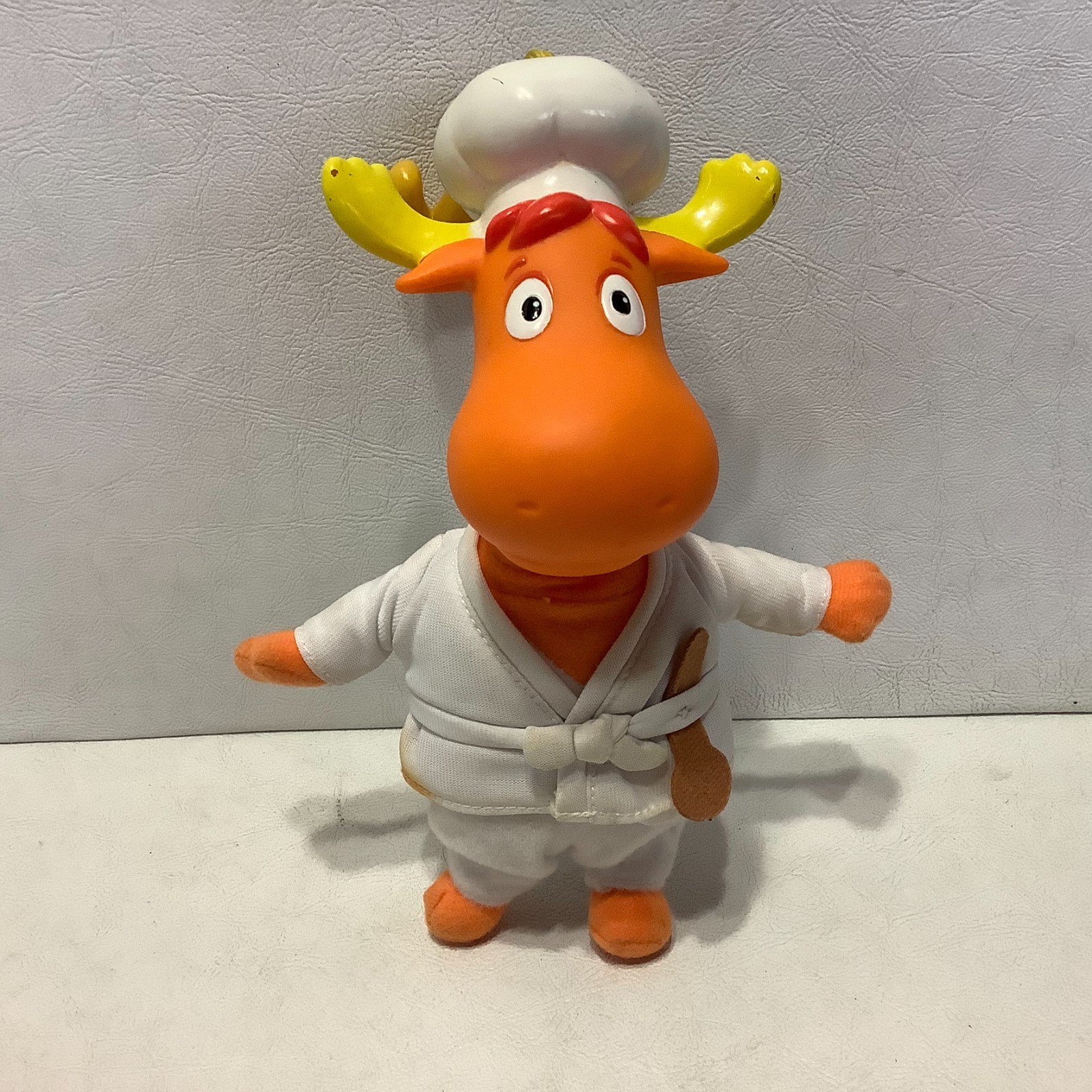 2006 Fisher Price Backyardigans Tyrone Moose Chef Plush Clip On 7.5 ...