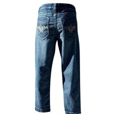 Cache Denim Embroidery Embellished Jean Pant Ankle Crop Stretch New NWT 98