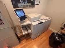 Xerox 7775 with finisher Copier, Printer, Folder, Holes, Staples