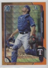 2015 Bowman Chrome Prospects Orange Wave Refractor Joe Jackson #BCP120 a3i