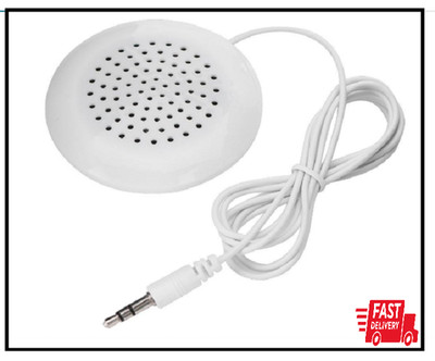 ASHATA Portable Pillow Speaker, Mini Stereo Speaker with 3.5Mm Aux Plug for MP3