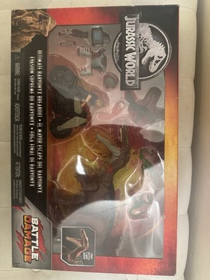 JURASSIC WORLD -Battle Damage Ultimate Baryonyx Breakout Set Park BRAND NEW!!!!