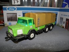 Vintage Crescent Toys Old Canvas Army Super Truck Diecast Model