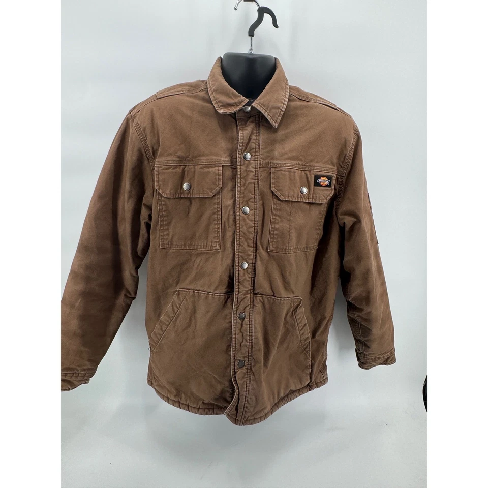 Dickies Flex Built to Work Brown Insulated Active Jacket Mens Large - Image 2 of 4