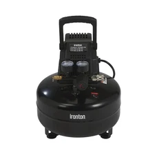 Oil-Free Pancake Air Compressor, 0.3 HP, 3 Gallon Tank, 110 PSI, Portable