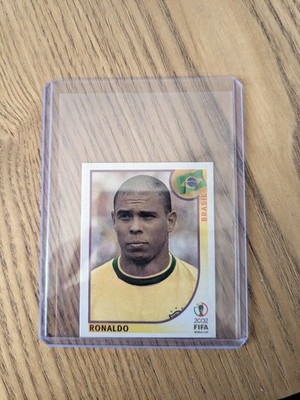 Panini WM 2002 Ronaldo Nazario Brazil *Made In Brazil* Version Sticker