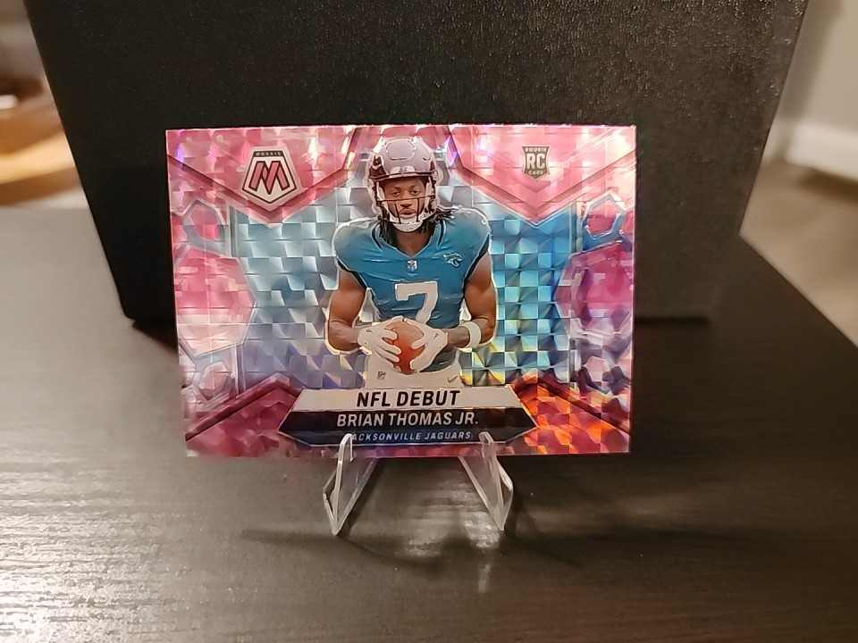 2024 Panini Mosaic - NFL Debut - Brian Thomas Jr. #282 Mosaic Pink Camo (RC)