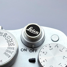 Leica Camera soft release button - silver brass strew shutter button