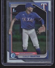 2024 Bowman Chrome Prospects Curley Martha Texas Rangers #BCP-168