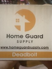 GUARD SECURITY SINGLE CYLINDER DEADBOLT LOCKSET, BRASS, NEW, VALUE: 30.00   