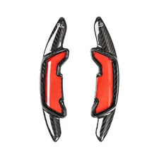 Real Carbon Fiber Steering Wheel Shift Paddle Extension For Hyundai Ioniq 5N 2023-25