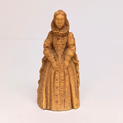   Ersatz weiße Königin Schachfigur für Vintage Resin Henry VIII Tudor Set