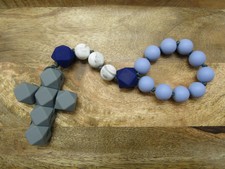 Catholic Children's Decade Rosary, Silicone Rosary, First Rosary, Baptism Gift