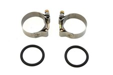 Stainless Intake Manifold Clamp Set For Harley Shovelhead 1955-1977  27063-57