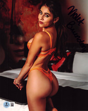 Hot Sexy Violet Brandani Signed 8x10 Photo Adult Star Autograph Beckett Hologram