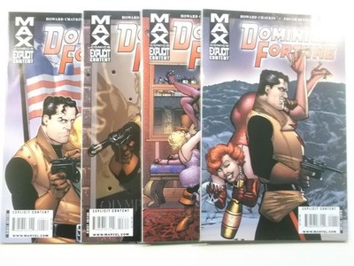 MAX Comics Dominic Fortune Heft 1 2 3 4 komplett US Marvel 2009 Zustand 1