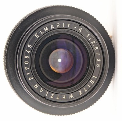 LEITZ Leica Elmarit-R  1:2.8 / 35 Wide-Angle Lens with 12564K Lens Hood