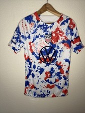 NIKE USA Dri-FIT World Cup Pre-Match Soccer Top Jersey USMNT DM9553-101 Small
