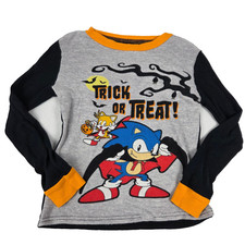 Sonic Pajamas Shirt And Pants Kids Size 8