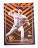 Christian Scott 2024 Topps Update Holiday Orange/Black Foil #US253