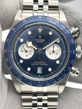 eLive- Tudor Black Bay Chrono 41mm Blue Dial Jubilee Bracelet 79360B w/Card 2025
