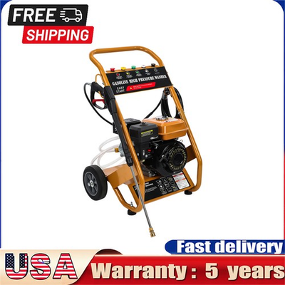 #ad #ad Gas Pressure Washer 3950 PSI Aluminum Frame 26ft Hose 5 Nozzles Quick Connect $273.35