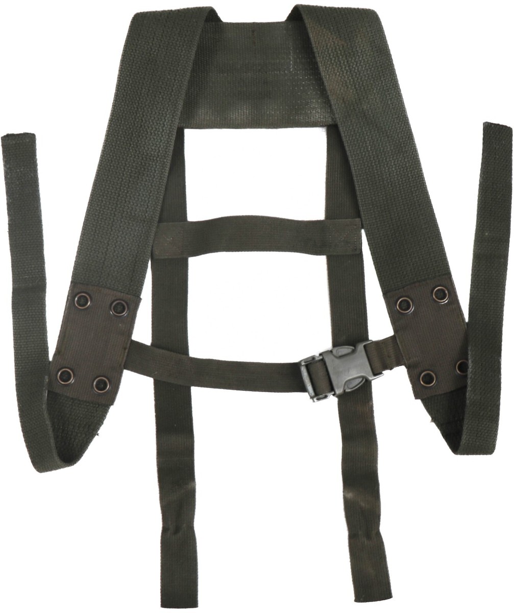 German Bundeswehr H Harness Suspenders Belt Uniform Pant Green