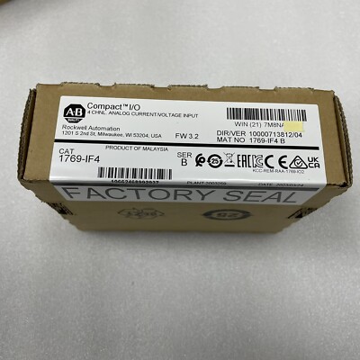 1769-IF4 Ser B A-B  Input Module  sealed box 2022-2023-