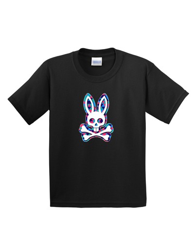 Geometric Pattern Funny Bone Rabbit Sarcastic Kid's T Shirt New Graphic USA Gift - Picture 4 of 13