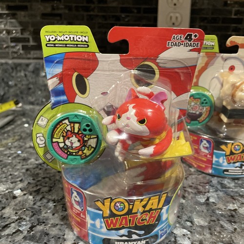 Lot Of 4 - Yo-Kai Watch Yo-Motion Medal Moments Figure Hasbro New Sealed - Picture 2 of 18