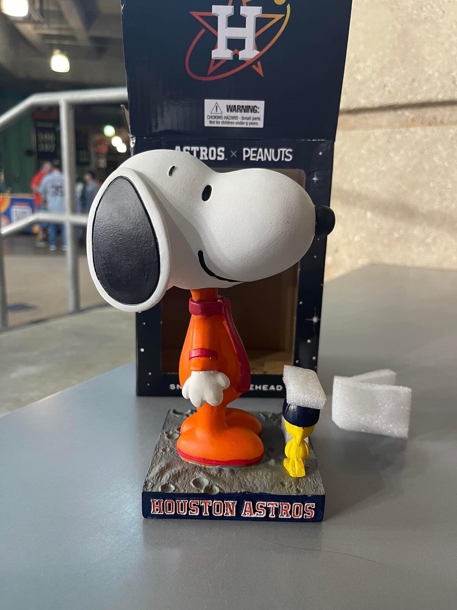 Houston Astros Peanuts Snoopy in Space with Woodstock SIGNED