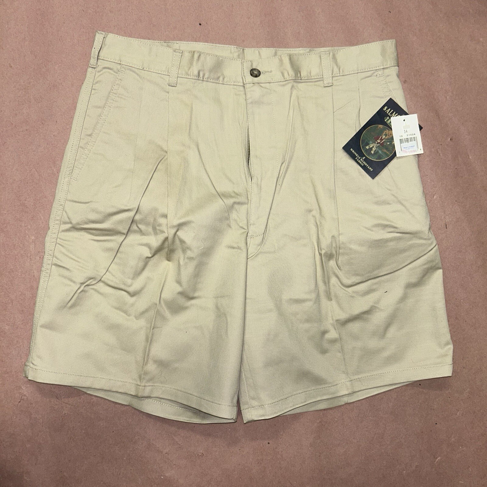 Pantaloncini vintage anni '90 Salomon River Traders Deadstock nuovi con etichette taglia 34