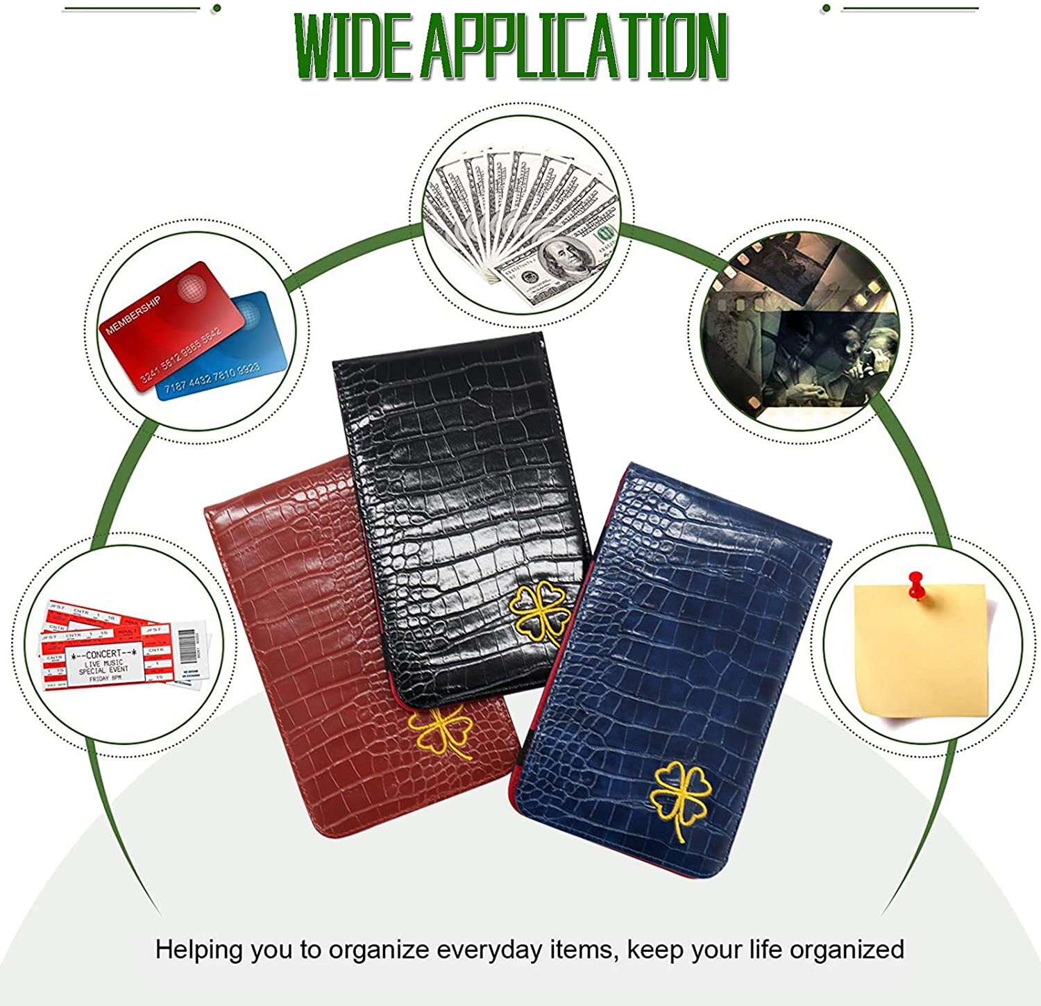 Golf Scorecard Holder PU Leather Yardage Book US Stock Callaway