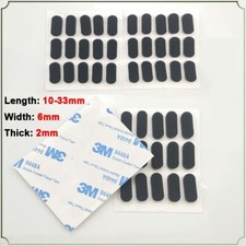 Door Buffer Rubber Feet Pads Adhesive Bumper Cushion Soft Damper Length 10-33mm
