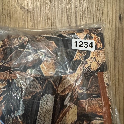 NWT Black Scale Camo Jacket Hunting Hoodie Fashion 1/4 Zip Button Size Small - Picture 10 of 10