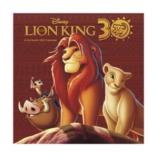 Disney The Lion King 30th Anniversary 2025 Wall Calendar, NEW