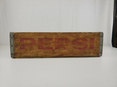 Vtg 1975 STURDY BILT Southern Wooden Box Inc Pepsi Cola 32oz Soda