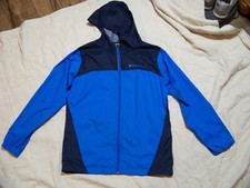 Youth Columbia Windbreaker Hoodie Jacket - L 14-16 Zip Front