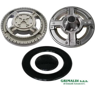 LOFRA SAMET FRANKE BRUCIATORE TRIPLA CORONA ULTRARAPIDO E PIATTELLI SPARTIFIAMMA CUCINA