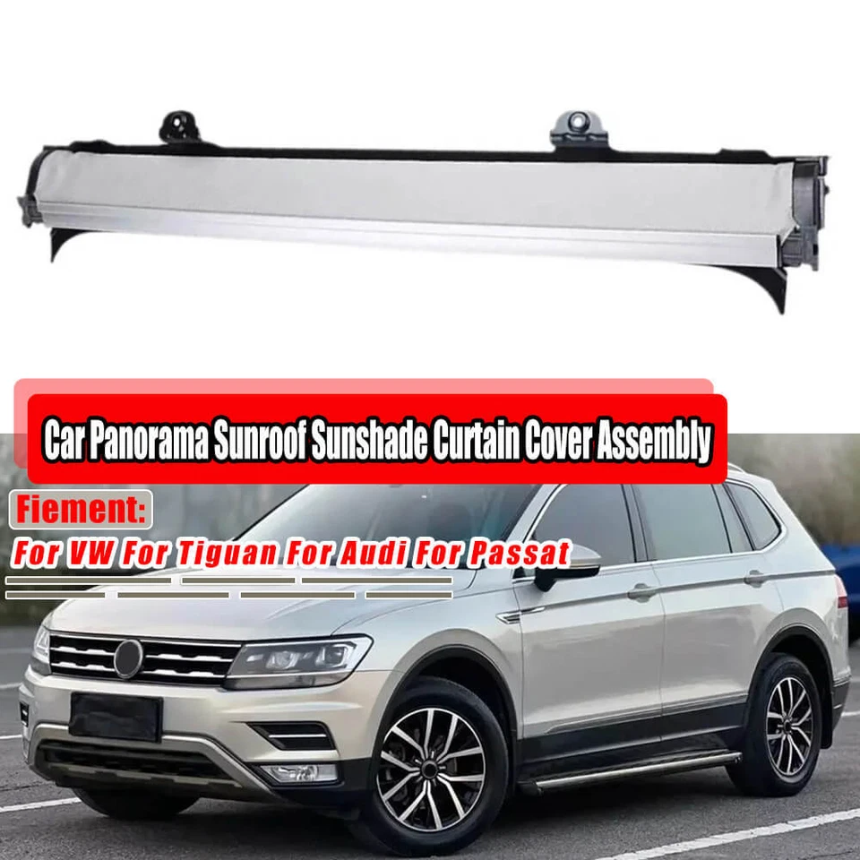 für 2008-2018 VW Tiguan Sharan 1K9877307 Panoramadach Schiebedach Rollo Grau DE - Bild 2 von 4