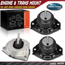 3x Engine Motor Mount Transmission Mount For Jeep Grand Cherokee Dodge Durango 3x Engine Motor Mount Transmission Mount For Jeep Grand Cherokee Dodge Durango