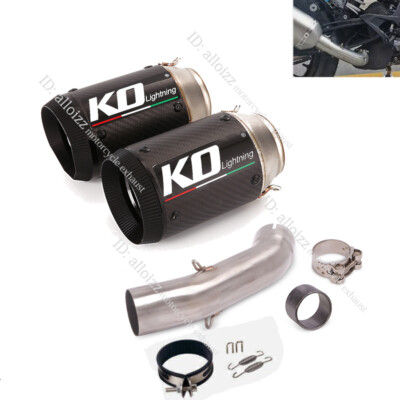 Motorcycle Exhaust Pipe Slip On Muffler Can Modified For RC390 DUKE 250 390 ADV