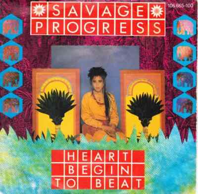 Savage Progress Heart Begin To Beat Vinyl Single 7inch NEAR MINT 10 Records