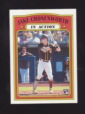 2021 Topps Heritage In Action Jake Cronenworth Rookie #20 San Diego Padres