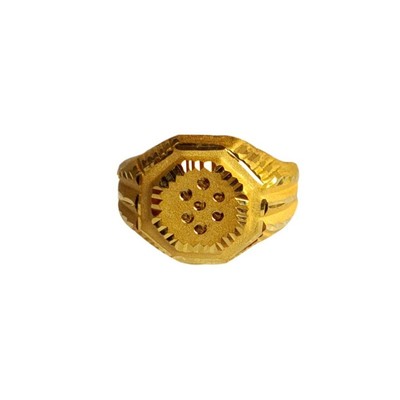 22K/18K Real Certified Fine Yellow Gold Beautiful  Design Kids Ring