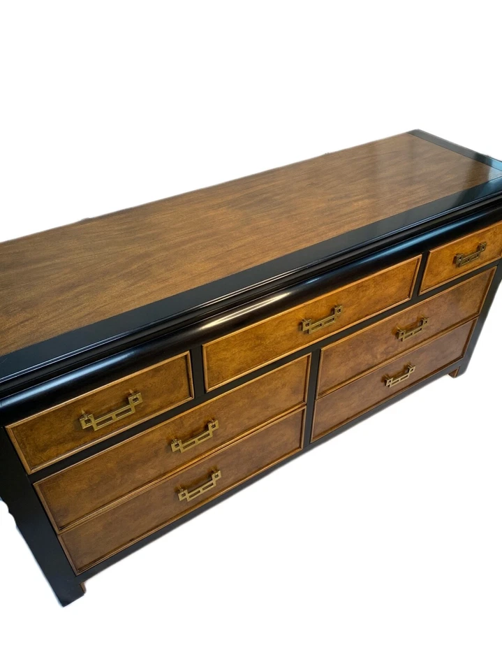 Raymond Sobota Century Furniture Chin Hua 7 Drawer Dresser with Mirror - Image 4 of 4
