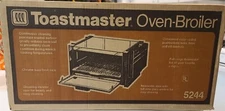 Vintage Toastmaster Oven Broiler 5244 Continuous Cleaning Interior Unopened Box