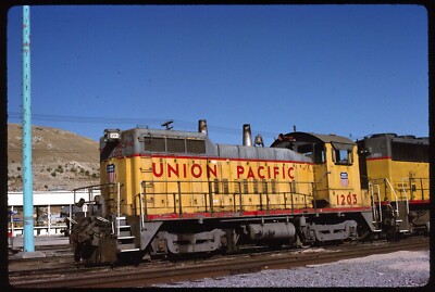 Original Rail Slide - UP Union Pacific 1203 Salt Lake City UT 7-30-1992