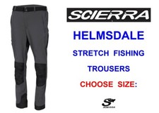 NEW SCIERRA HELMSDALE STRETCH FISHING TROUSERS FOR FLY ROD REEL LINE FISHING